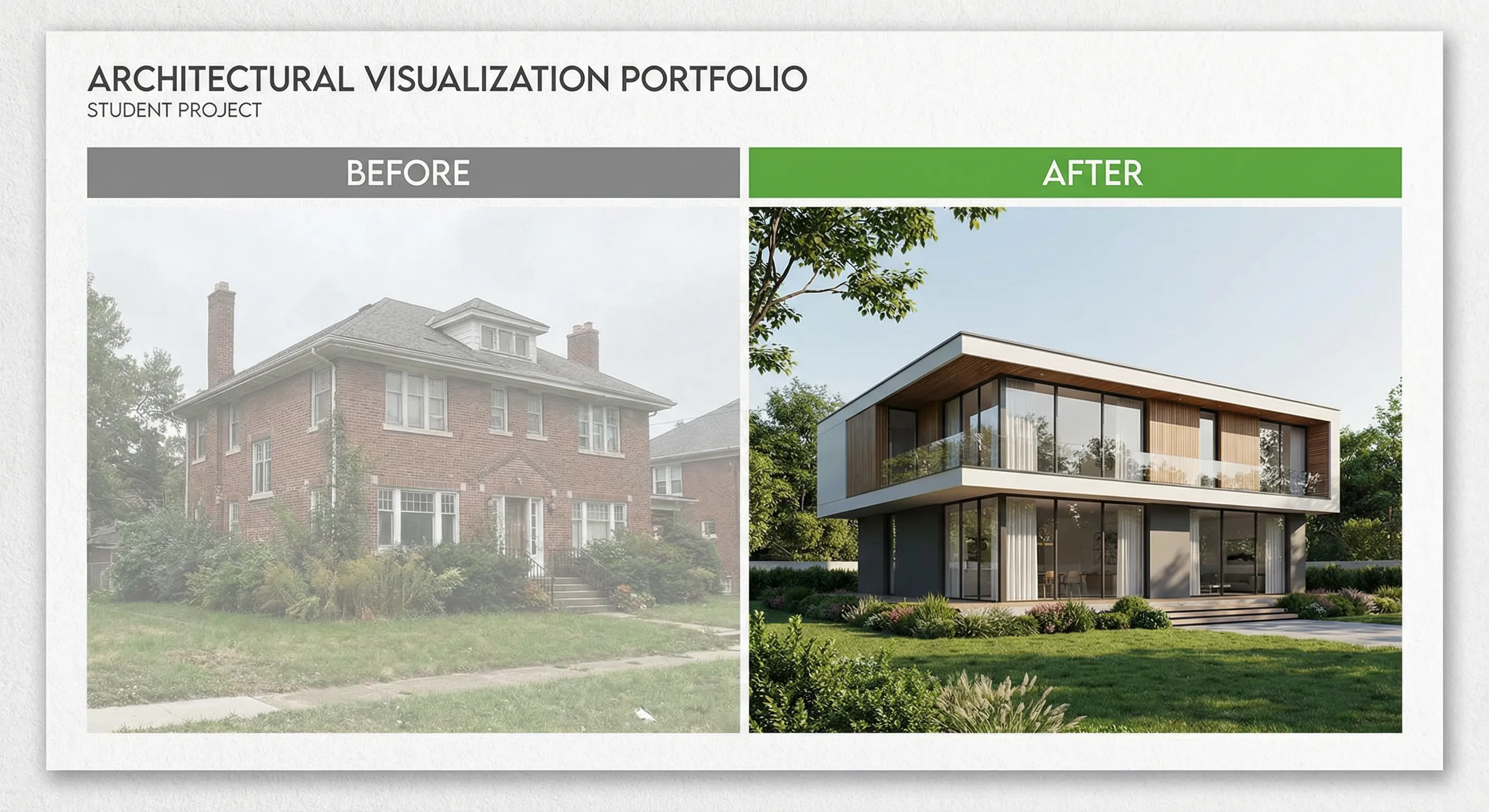 Student work - before